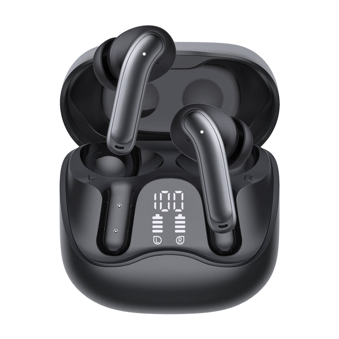 Słuchawki bezprzewodowe Audiocore, hybrydowe ANC, ENC, 6 mikrofonów, etui ładujące, Tuya, AC591 PRO