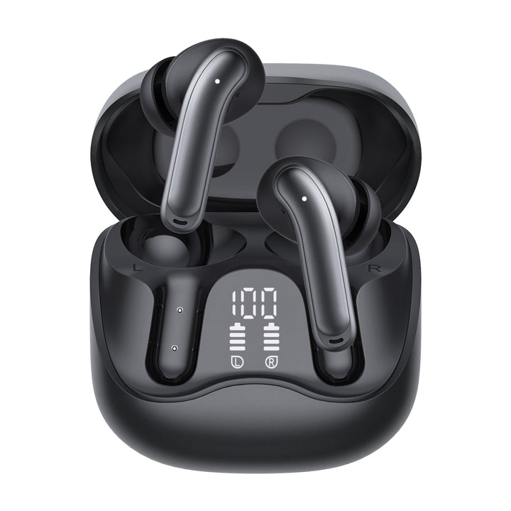 Słuchawki bezprzewodowe Audiocore, hybrydowe ANC, ENC, 6 mikrofonów, etui ładujące, Tuya, AC591 PRO