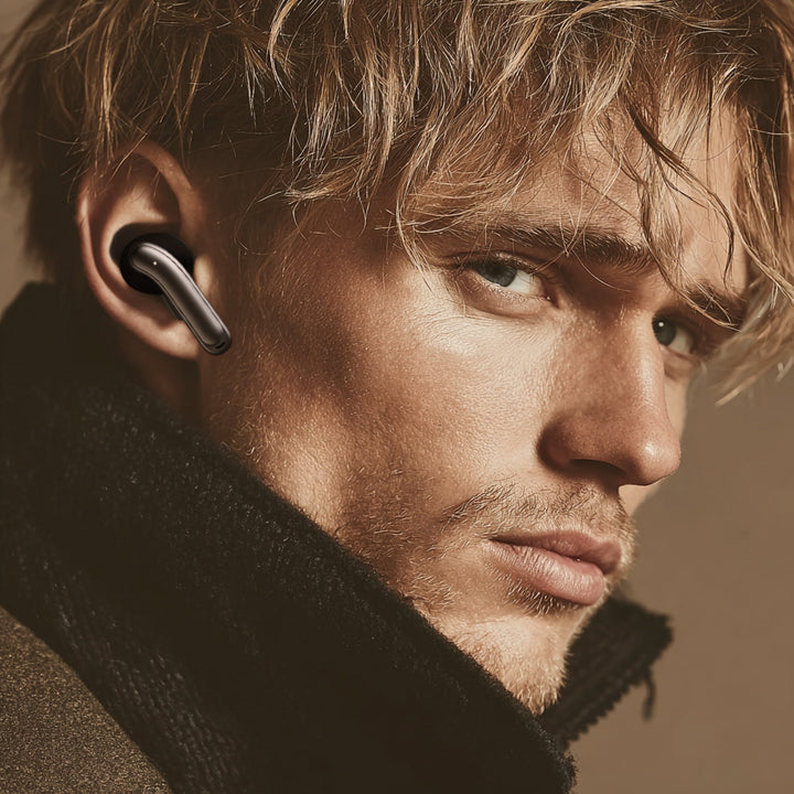 Słuchawki bezprzewodowe Audiocore, hybrydowe ANC, ENC, 6 mikrofonów, etui ładujące, Tuya, AC591 PRO