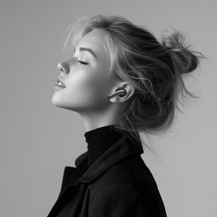 Słuchawki bezprzewodowe Audiocore, hybrydowe ANC, ENC, 6 mikrofonów, etui ładujące, Tuya, AC591 PRO