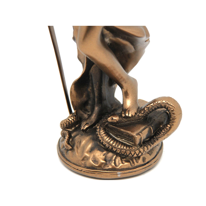 Figurka Temida z wagą i mieczem, brązowa rzeźba prawnicza, Queen Isabel