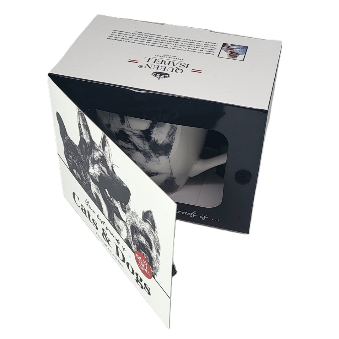 Kubek porcelanowy Queen Isabel, owczarek niemiecki, 350ml, Q1-05232