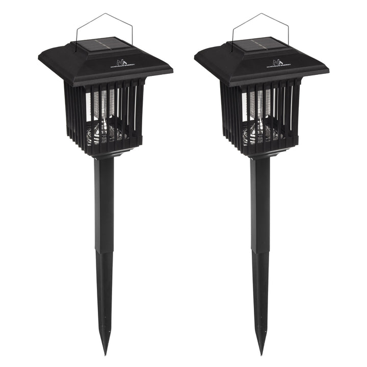 Solarna lampa owadobójcza LED Maclean, IP44, LED/UV, akumulator 2*AA Ni-MH 200 mAh, solar 2V DC MCE448, 2 sztuki