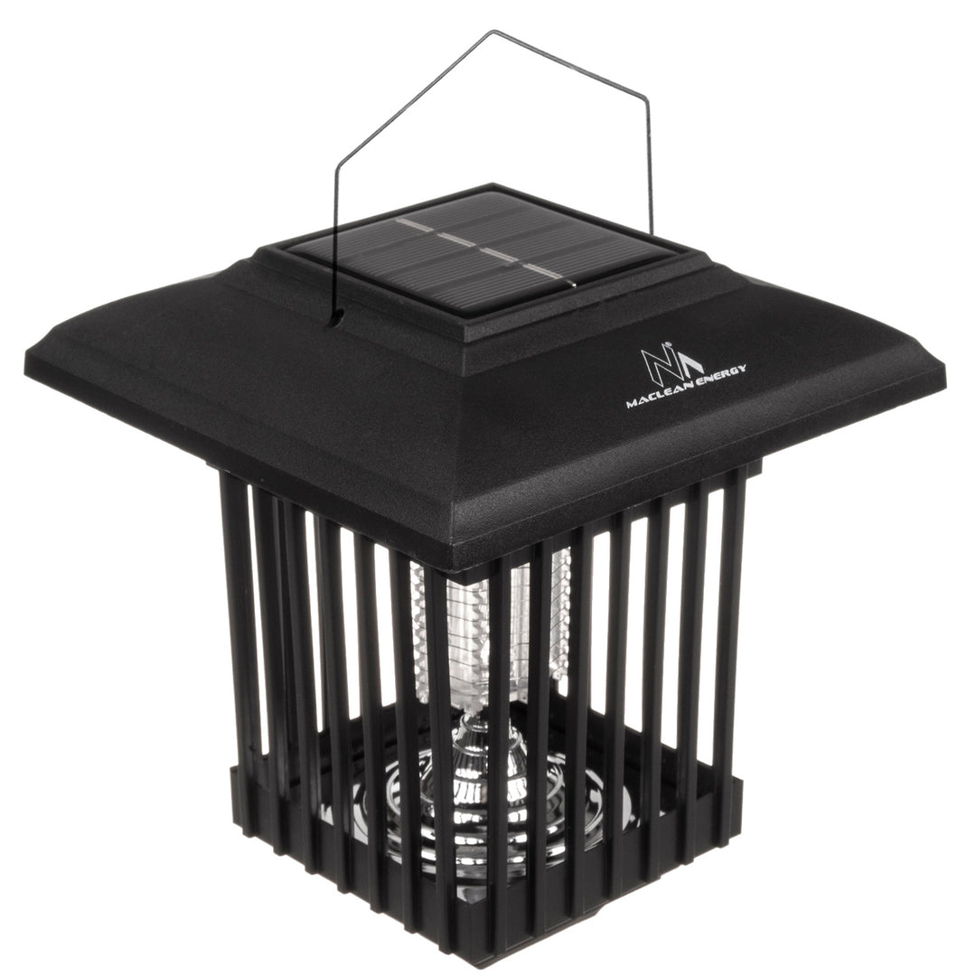 Solarna lampa owadobójcza LED Maclean, IP44, LED/UV, akumulator 2*AA Ni-MH 200 mAh, solar 2V DC MCE448, 4 sztuki
