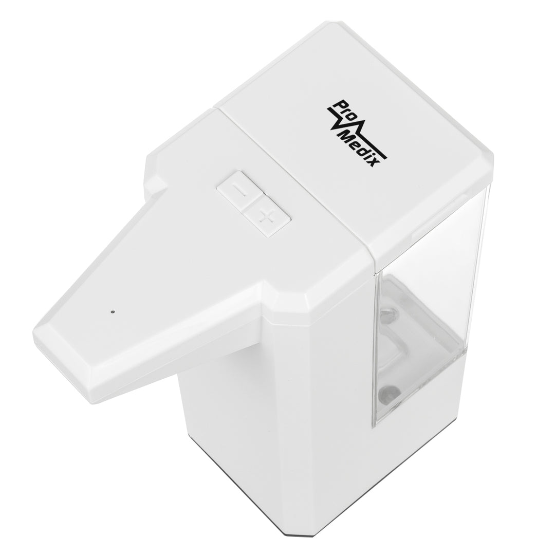 Automatyczny dozownik pojemnik dyspenser do płynów dezynfekujących 500ml Promedix PR-470 + 4x bateria AA Varta Industrial