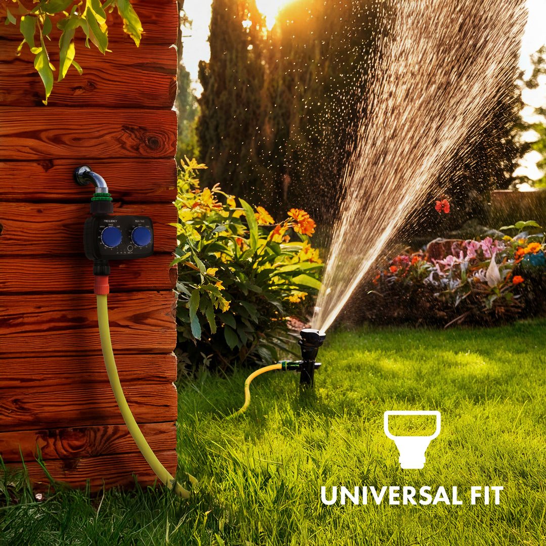 Elektroniczny sterownik nawadniania GreenBlue, programator, zasilanie 2x 1,5V AA, GB391 + 2x bateria alkaliczna AA Varta Industrial