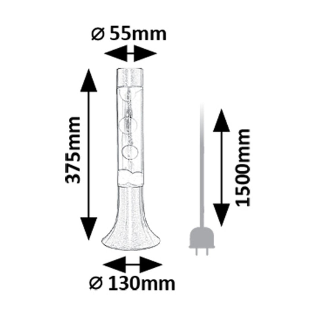 Lampa lawowa LED Rabalux, moc 25W, 3000 K, pomarańczowa, Poppilol