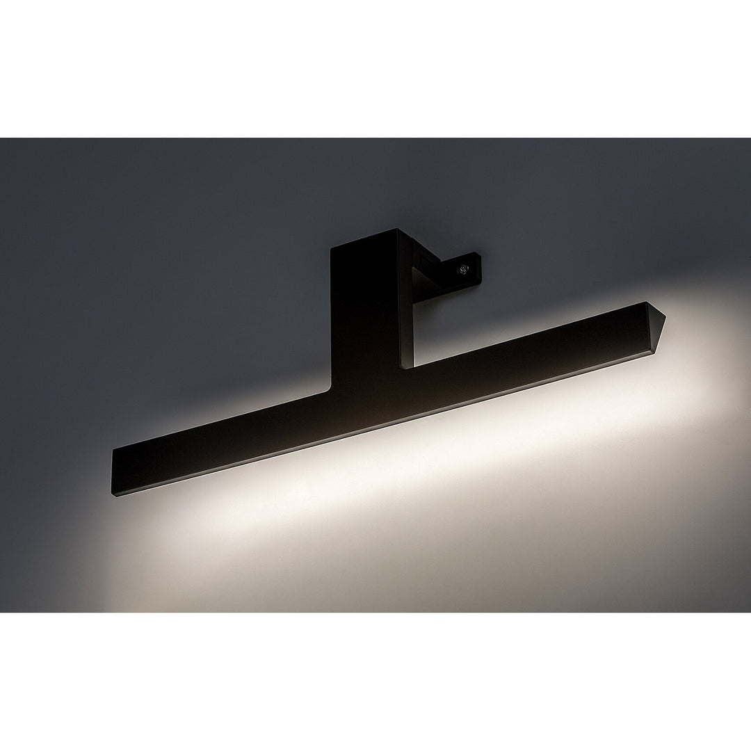Lampa łazienkowa Rabalux, moc 6W, naturalna biel 4000W, IP44. czarna, Loric