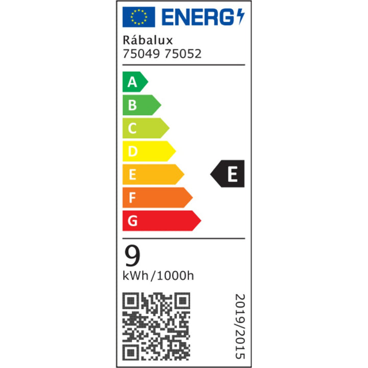 Lampa łazienkowa Rabalux, moc 9W, naturalna biel 4000K, IP44. chrom, Oliro