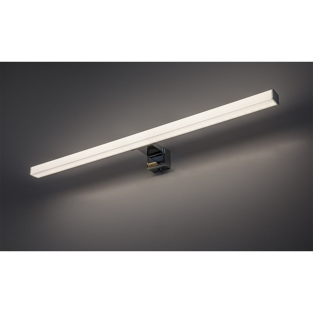 Lampa łazienkowa Rabalux, moc 9W, naturalna biel 4000K, IP44. chrom, Oliro