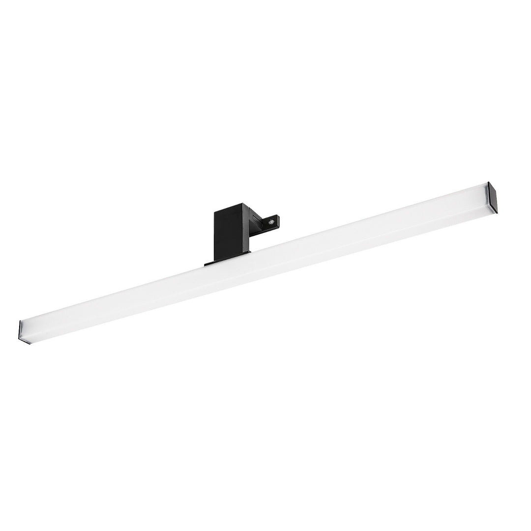 Lampa łazienkowa Rabalux, moc 9W, naturalna biel 4000K, IP44. czarna, Oliro