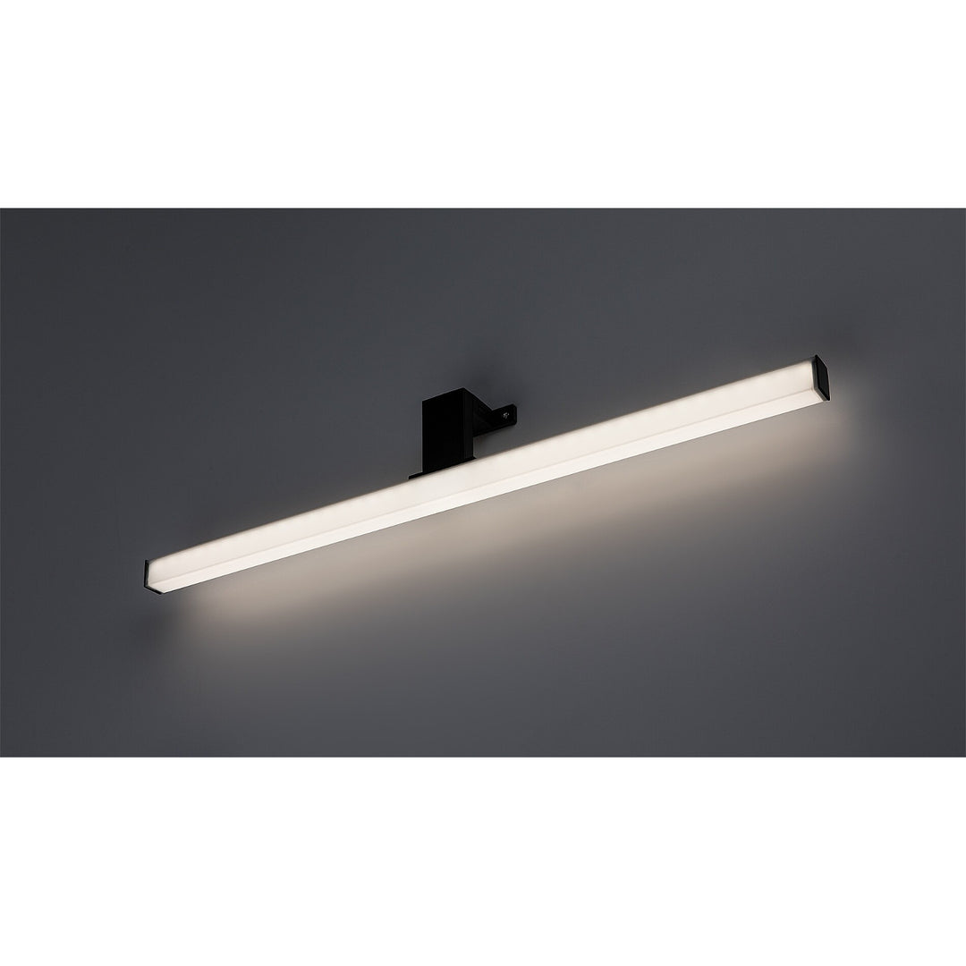 Lampa łazienkowa Rabalux, moc 9W, naturalna biel 4000K, IP44. czarna, Oliro