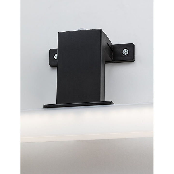 Lampa łazienkowa Rabalux, moc 9W, naturalna biel 4000K, IP44. czarna, Oliro