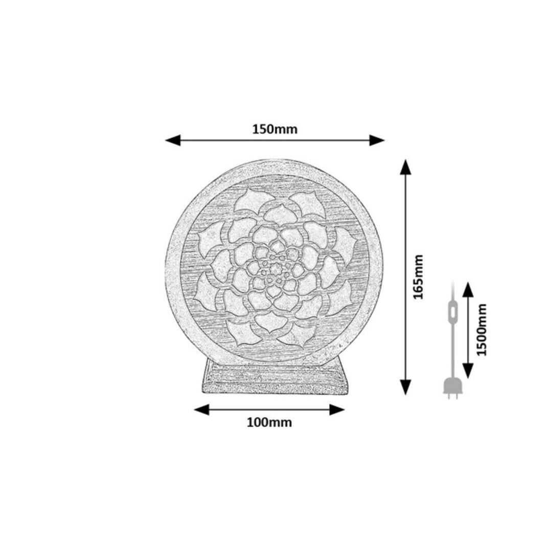 Lampa solna Rabalux, gwint E14, pomarańczowa, IP20, Mandali