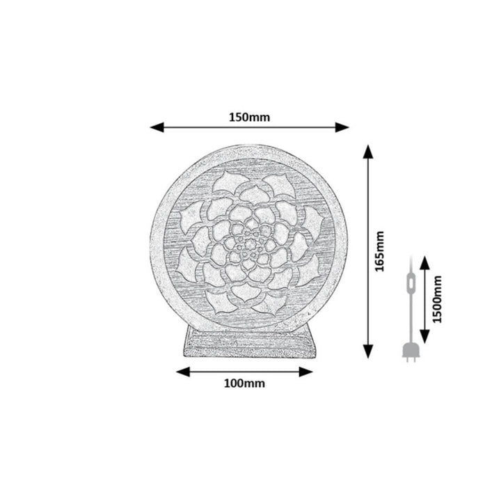 Lampa solna Rabalux, gwint E14, pomarańczowa, IP20, Mandali
