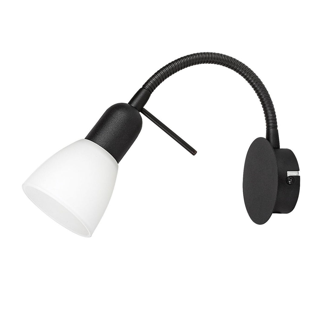 Lampa ścienna Rabalux, punktowa, gwint żarówki E14, IP20, czarna, Soma