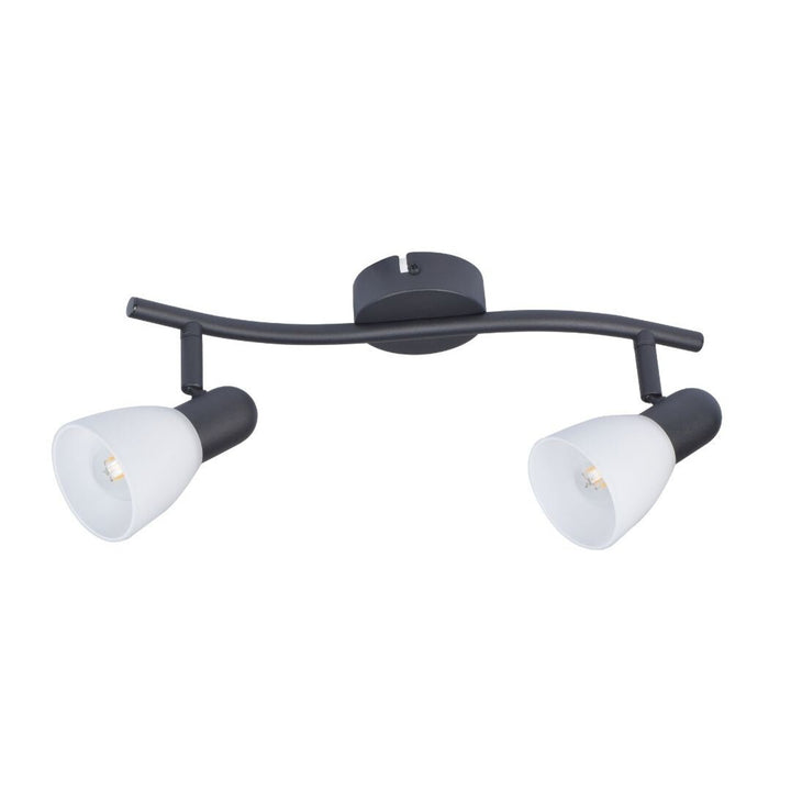 Lampa sufitowa Rabalux, punktowa, 2x gwint żarówki E14, IP20, czarna, Soma