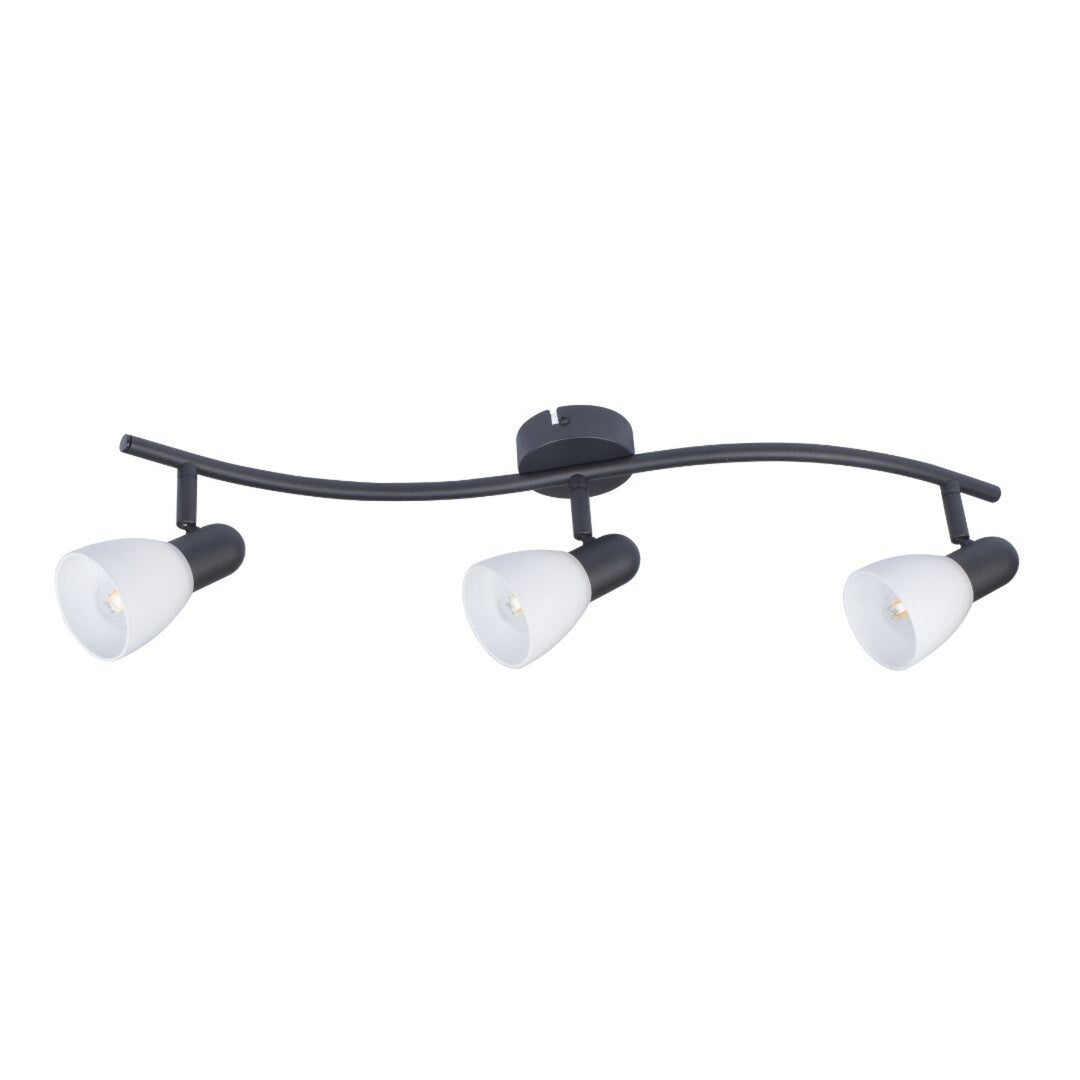 Lampa sufitowa Rabalux, punktowa, 3x gwint żarówki E14, IP20, czarna, Soma