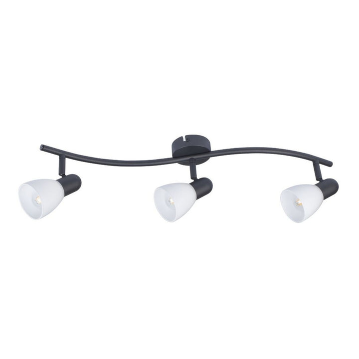 Lampa sufitowa Rabalux, punktowa, 3x gwint żarówki E14, IP20, czarna, Soma
