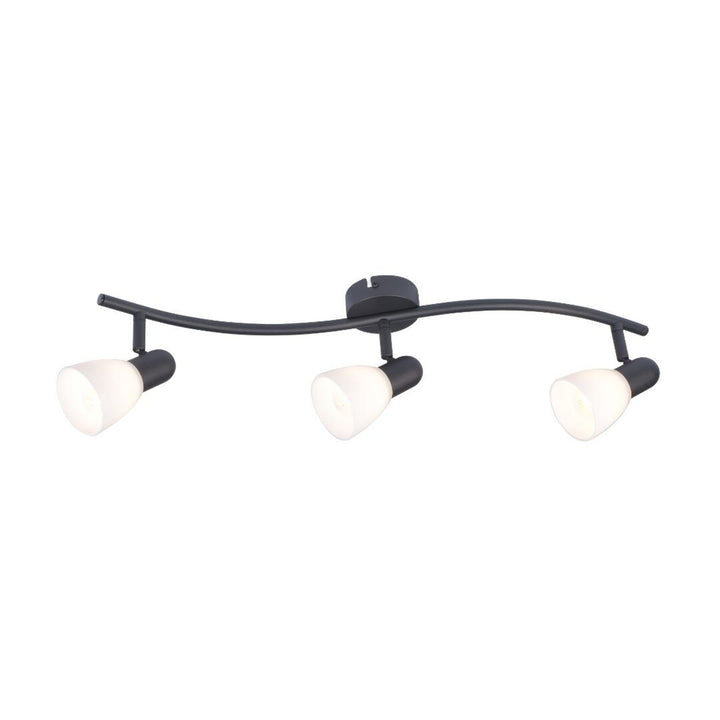 Lampa sufitowa Rabalux, punktowa, 3x gwint żarówki E14, IP20, czarna, Soma