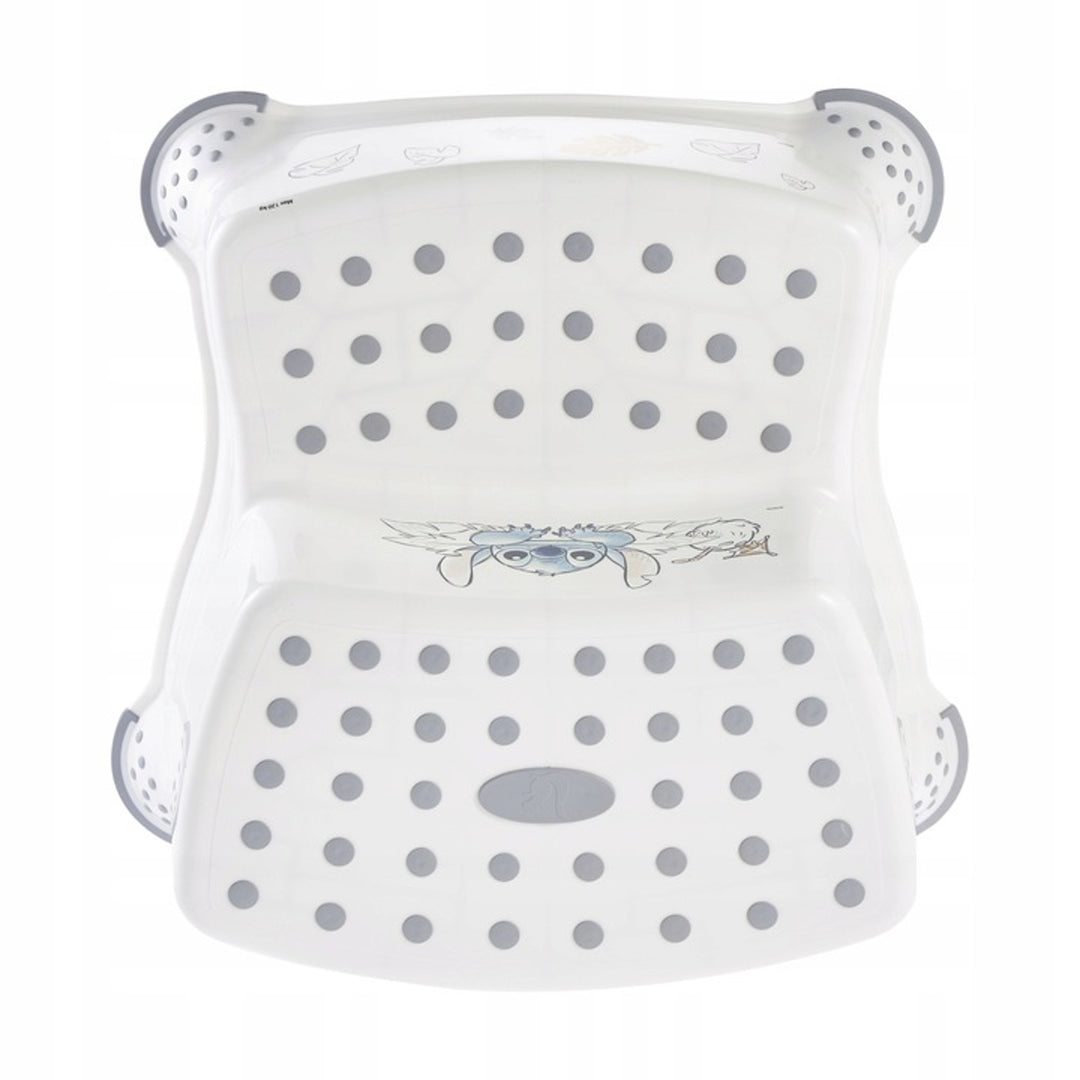 Podest antypoślizgowy stitch, Dwustopniowy, max 120kg, łatwy do czyszczenia