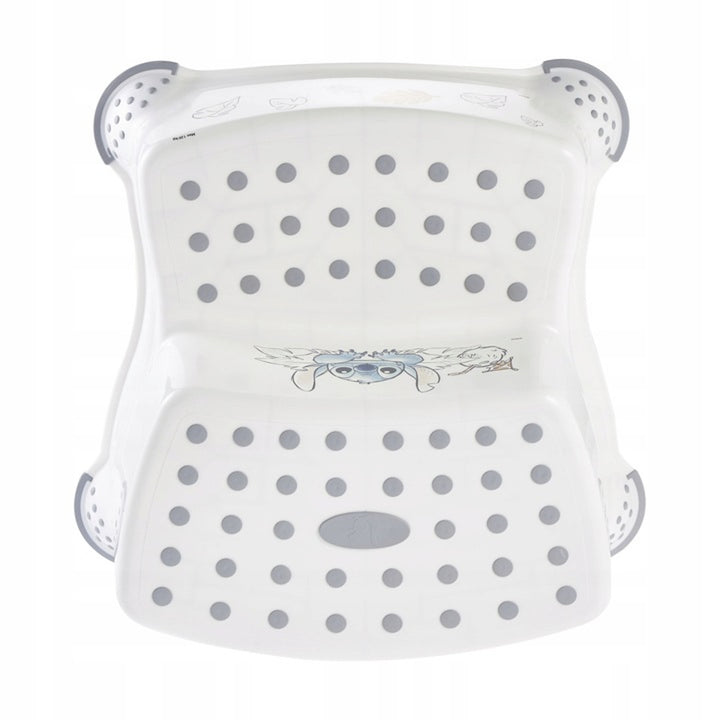 Podest antypoślizgowy stitch, Dwustopniowy, max 120kg, łatwy do czyszczenia