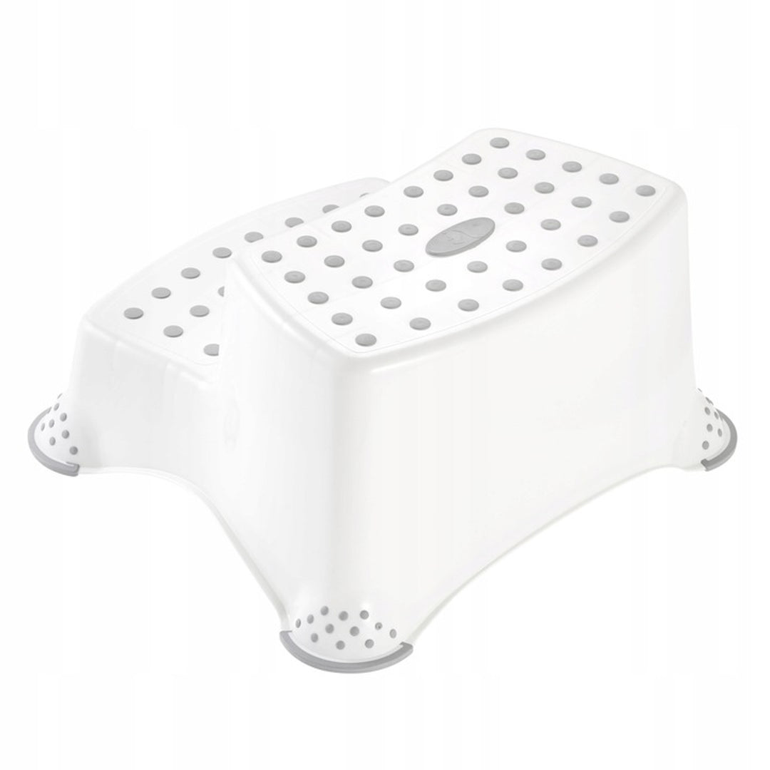 Podest antypoślizgowy stitch, Dwustopniowy, max 120kg, łatwy do czyszczenia