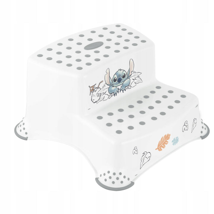 Podest antypoślizgowy stitch, Dwustopniowy, max 120kg, łatwy do czyszczenia