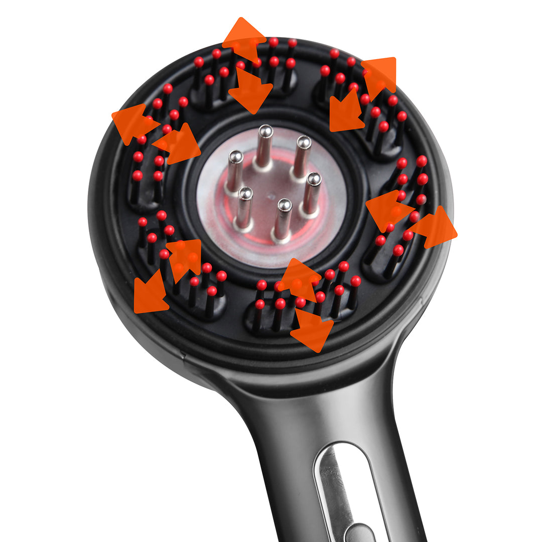 Masująca szczotka do włosów i skóry głowy REGENERATING HAIRBRUSH MASSAGER MT6537