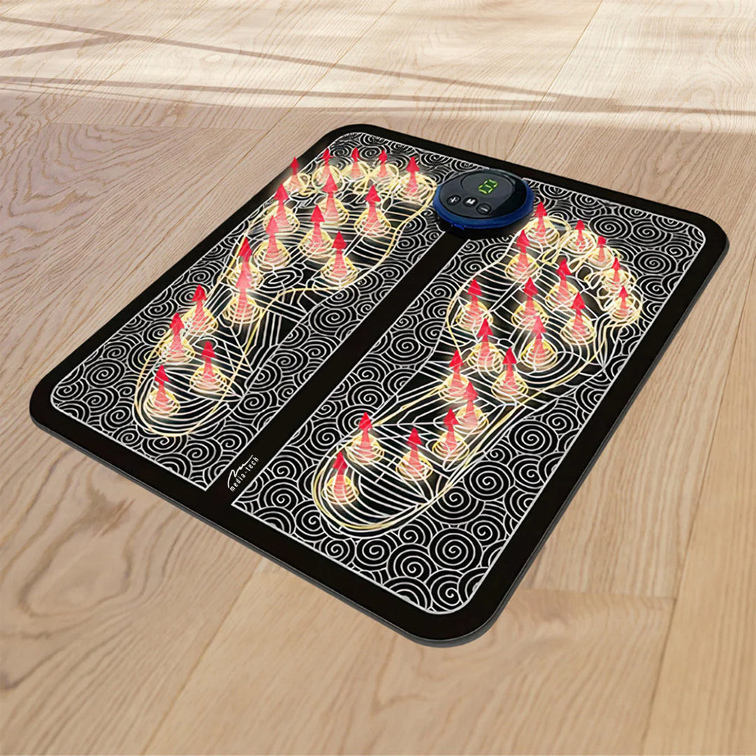 Urządzenie do masażu stóp Media-Tech, masaż metodą elektrostymulacji EMS, 8 trybów, 19 poziomów intensywności, MT6527