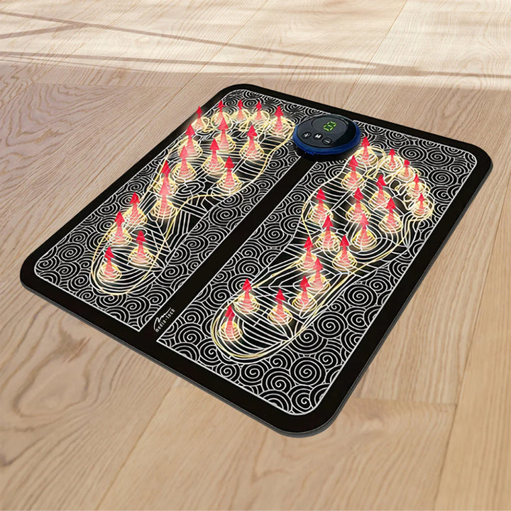 Urządzenie do masażu stóp Media-Tech, masaż metodą elektrostymulacji EMS, 8 trybów, 19 poziomów intensywności, MT6527