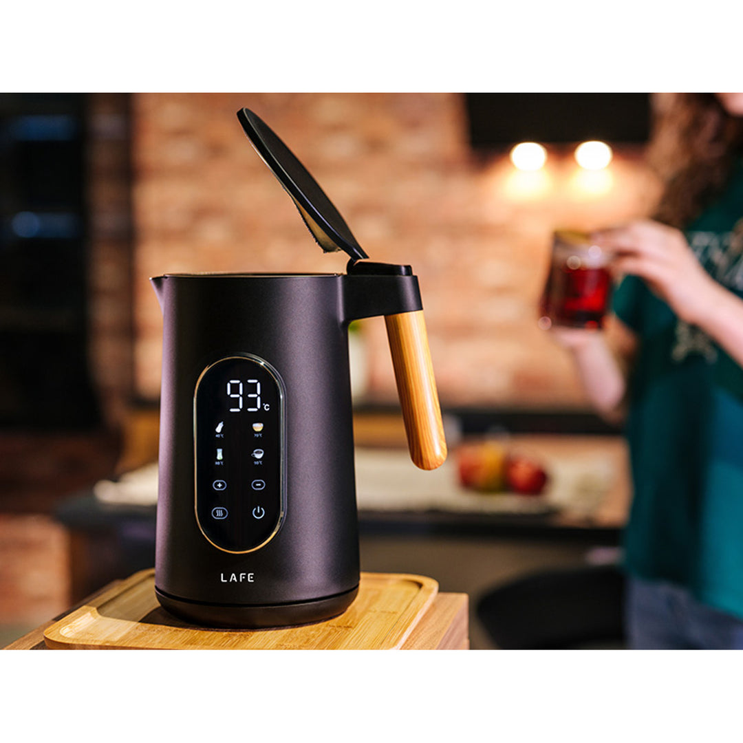 Czajnik elektryczny Lafe, regulacja temperatury, podwójne ścianki, pojemność 1,7L, moc maks. 2200W, KettleX Pro