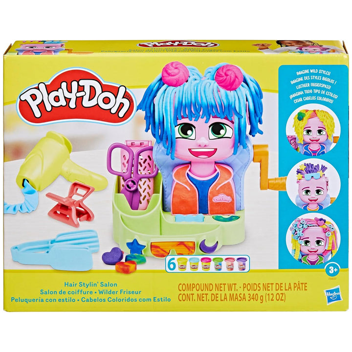 Salon fryzjerski Play-Doh, zabawka kreatywna, ciastolina, F8807