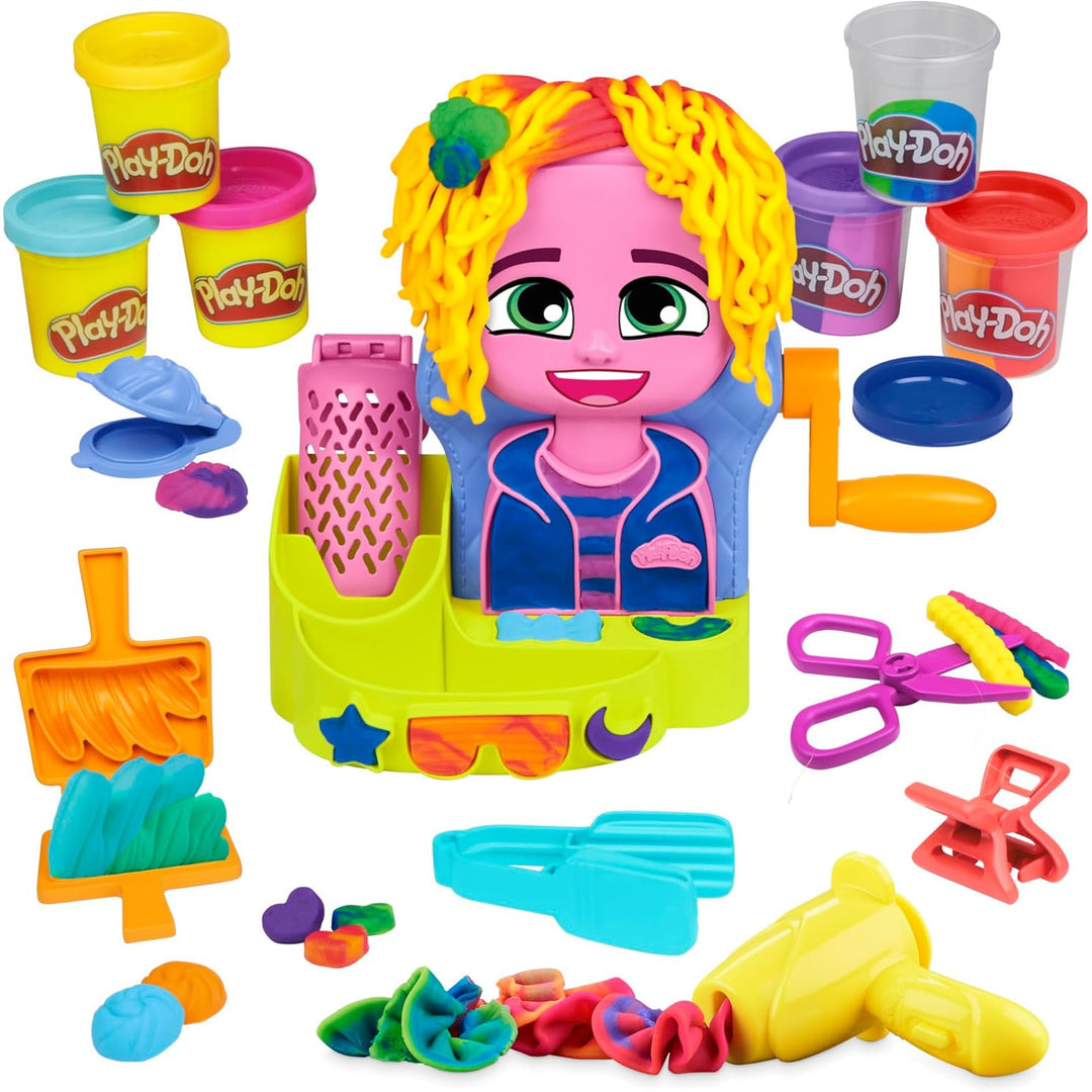 Salon fryzjerski Play-Doh, zabawka kreatywna, ciastolina, F8807