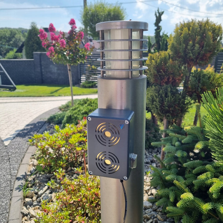 Odstraszacz gryzoni, kun, szczurów, myszy Viano, energooszczędny generator ultradźwięków, IP65, Waterpro