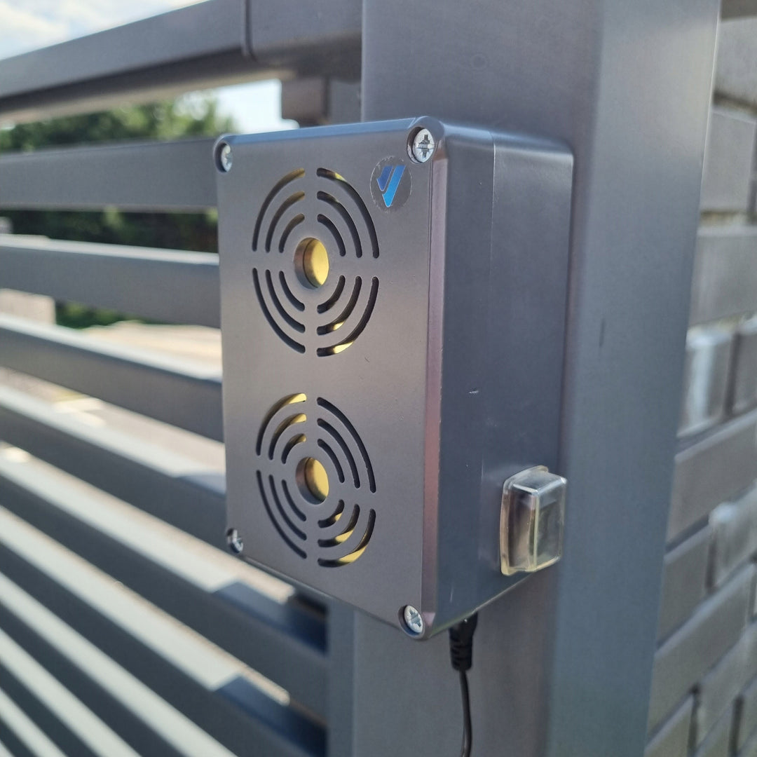 Odstraszacz gryzoni, kun, szczurów, myszy Viano, energooszczędny generator ultradźwięków, IP65, Waterpro