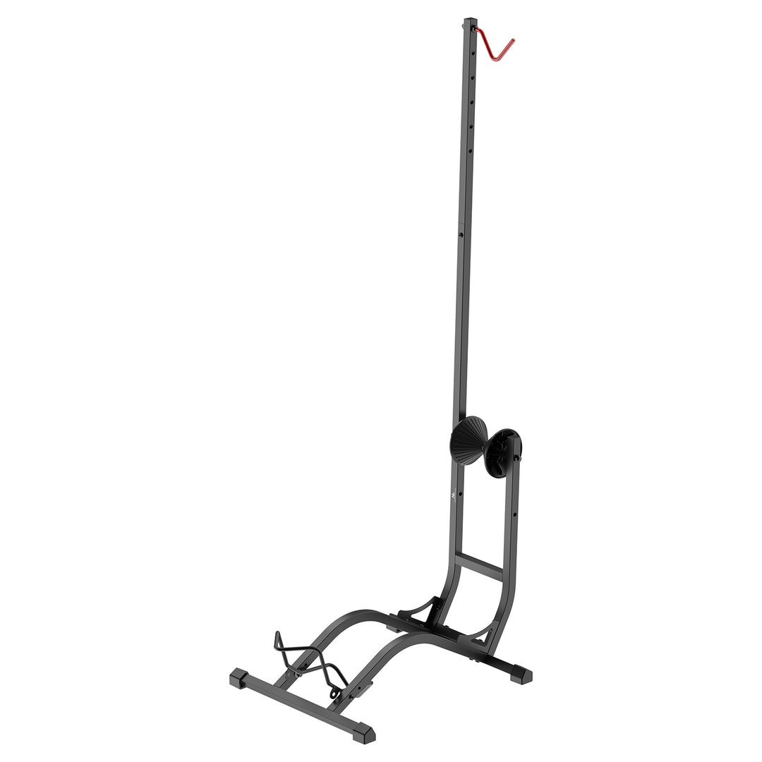 Rowerowy stojak podłogowy Maclean,wolnostojący, poziomy / pionowy, do przechowywania, stal, max. obciążenie 35kg, MC-170