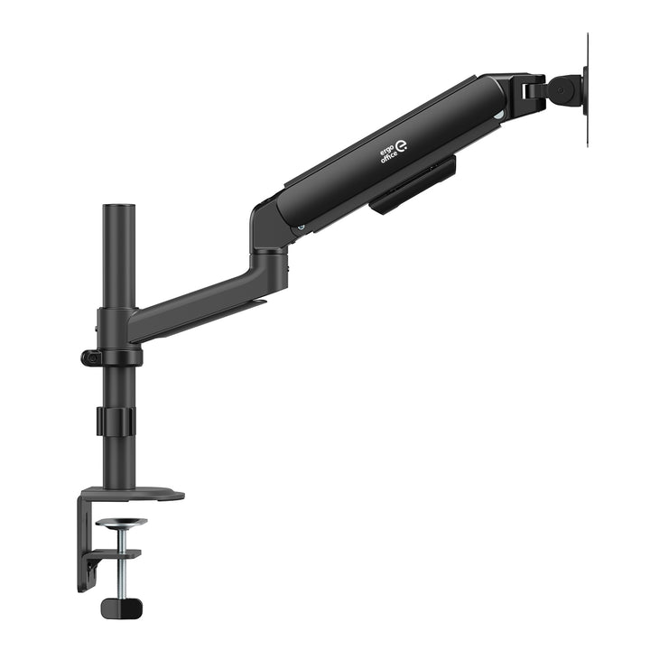 Uchwyt / wieszak na monitor Ergo Office, sprężyna gazowa, 17"-32", 1-10kg, czarny mat, max. VESA 100x100, ER-691 B