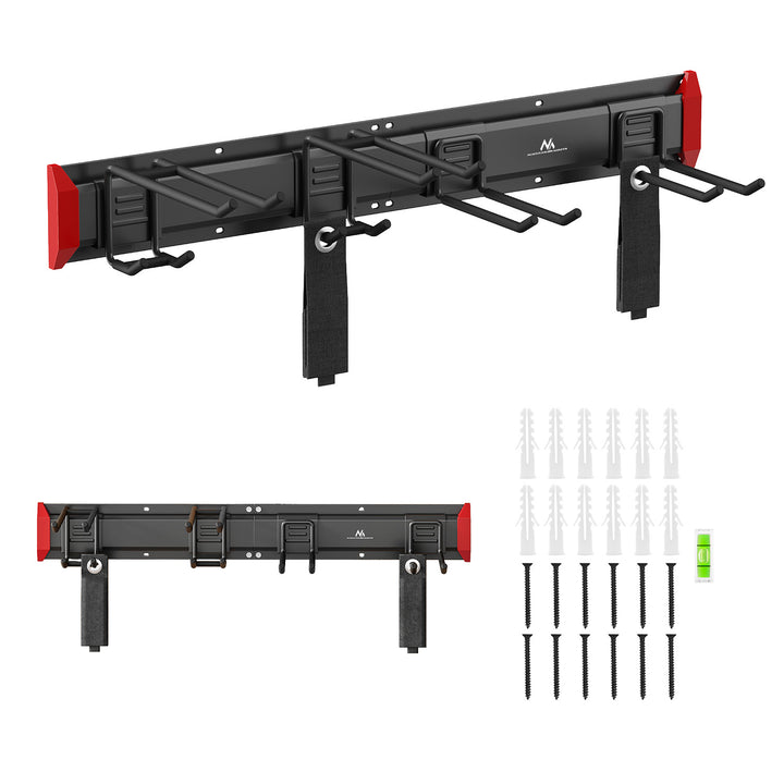 Ścienny organizer na narzędzia Maclean, stalowy, max. obciążenie 136kg, szerokość 816mm, MC-178