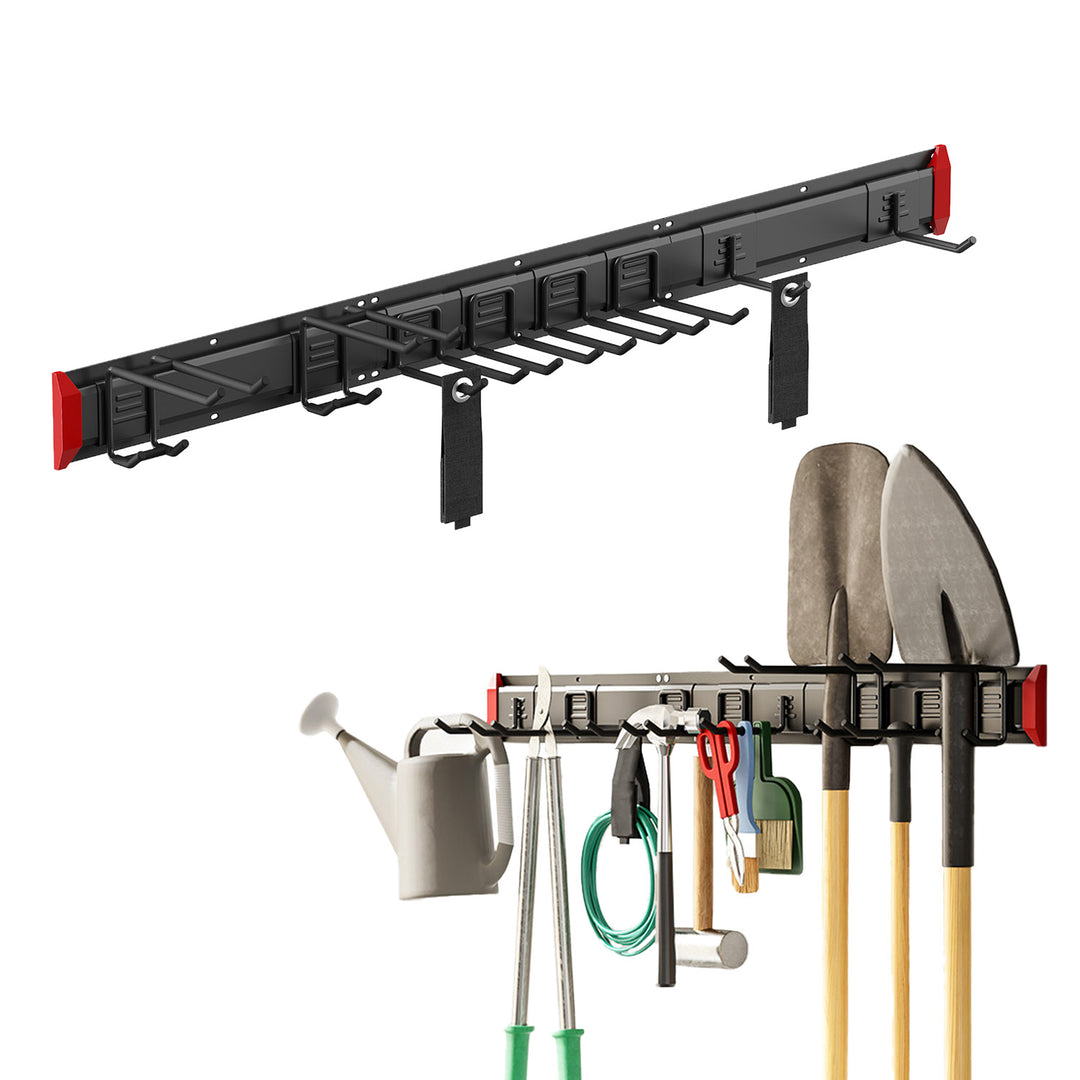 Ścienny organizer na narzędzia Maclean, stalowy, max. obciążenie 228kg, szerokość 1222mm, MC-179