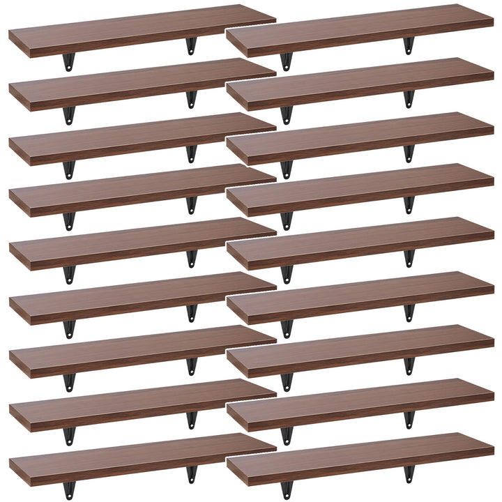 Półki ścienne Maclean, zestaw 18 sztuk, 8kg max, do montażu na ścianie, MC-331