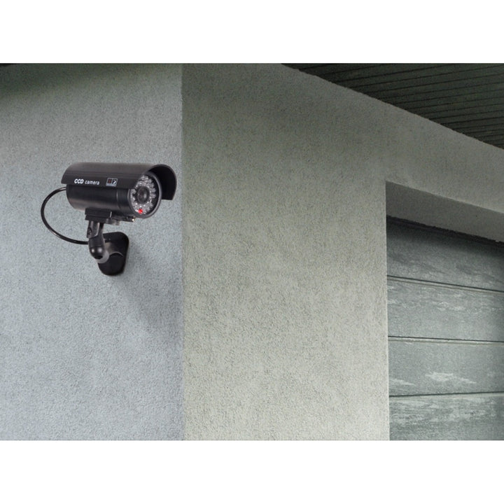 Atrapa kamery IR9000 B IR LED czarna + 2x bateria AAA Varta Industrial