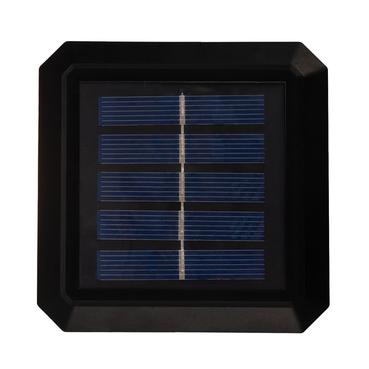 Lampa solarna LED na słupek GreenBlue, 100x100mm, daszek kopertowy, 3200K, GB128 WW