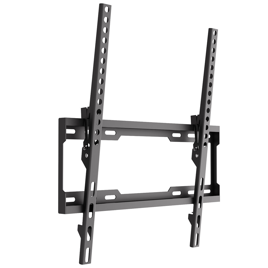 Uchwyt / wieszak do TV Maclean, max VESA 400x400, 32-75", do 45kg, czarny, reg. pochyłu 0°~-8°, MC-187