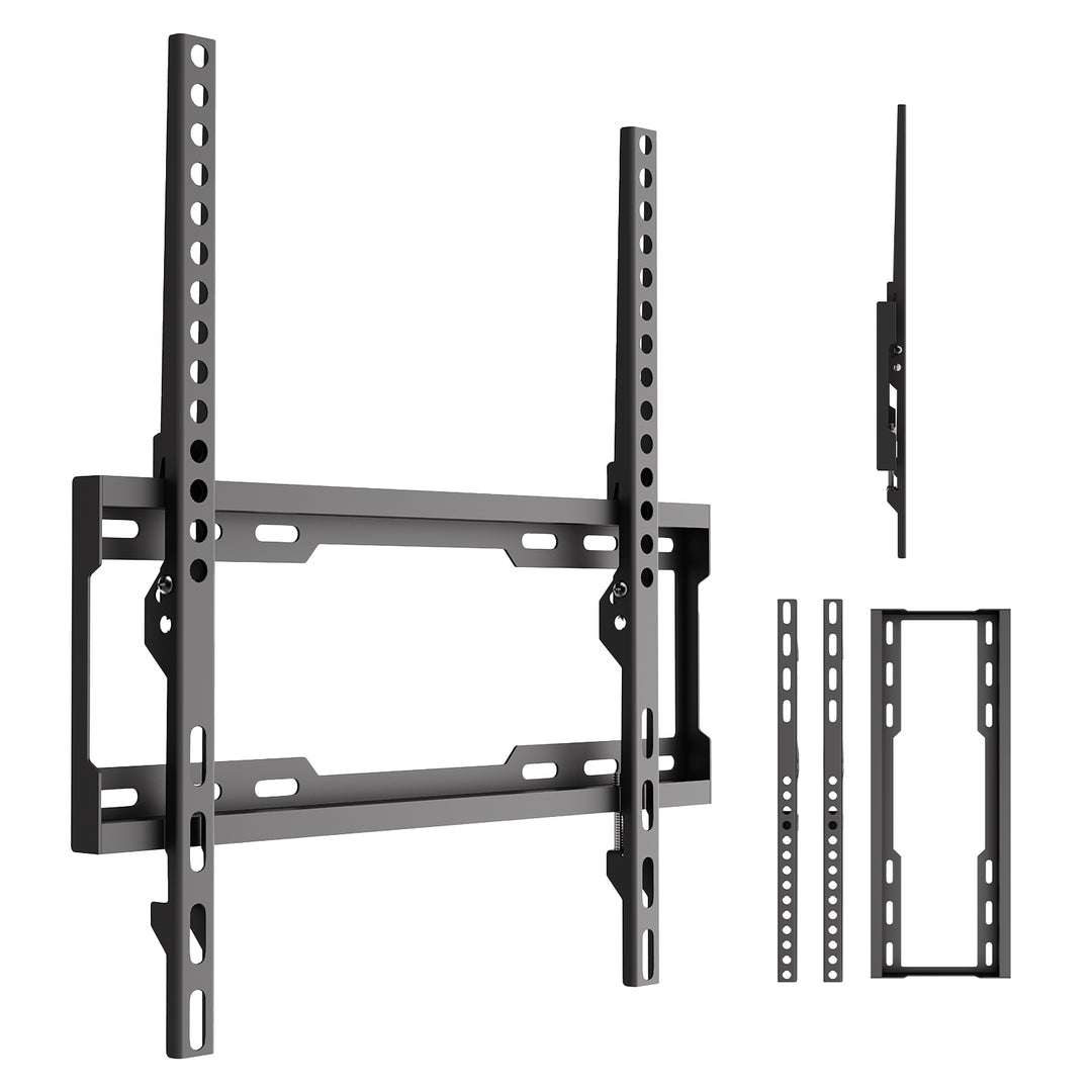 Uchwyt / wieszak do TV Maclean, max VESA 400x400, 32-75", do 45kg, czarny, reg. pochyłu 0°~-8°, MC-187