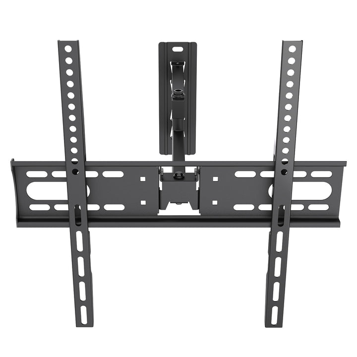 Uchwyt / wieszak do TV Maclean, max VESA 400x400, 32-55", do 30kg, czarny, reg. pochyłu +2°~-10° i obrotu +90°~-90°, MC-191