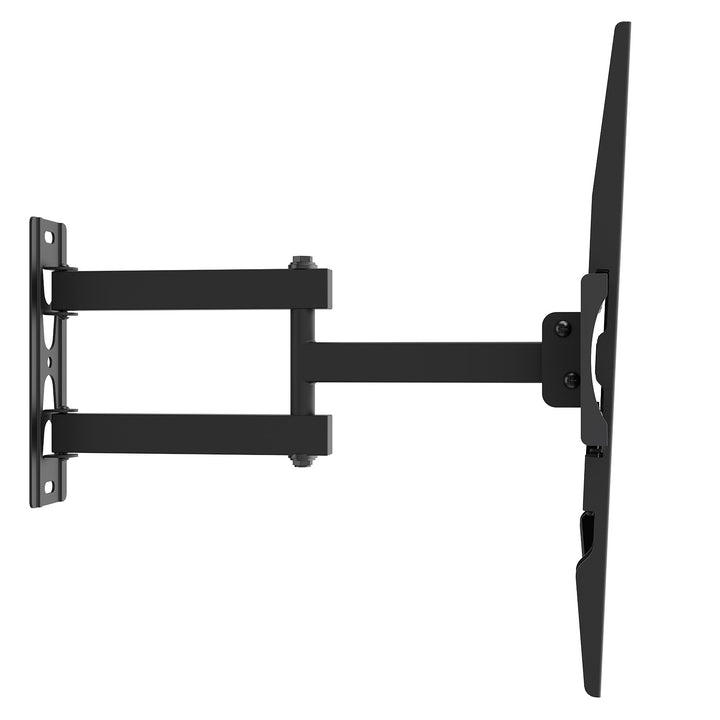 Uchwyt / wieszak do TV Maclean, max VESA 400x400, 32-55", do 30kg, czarny, reg. pochyłu +2°~-10° i obrotu +90°~-90°, MC-191