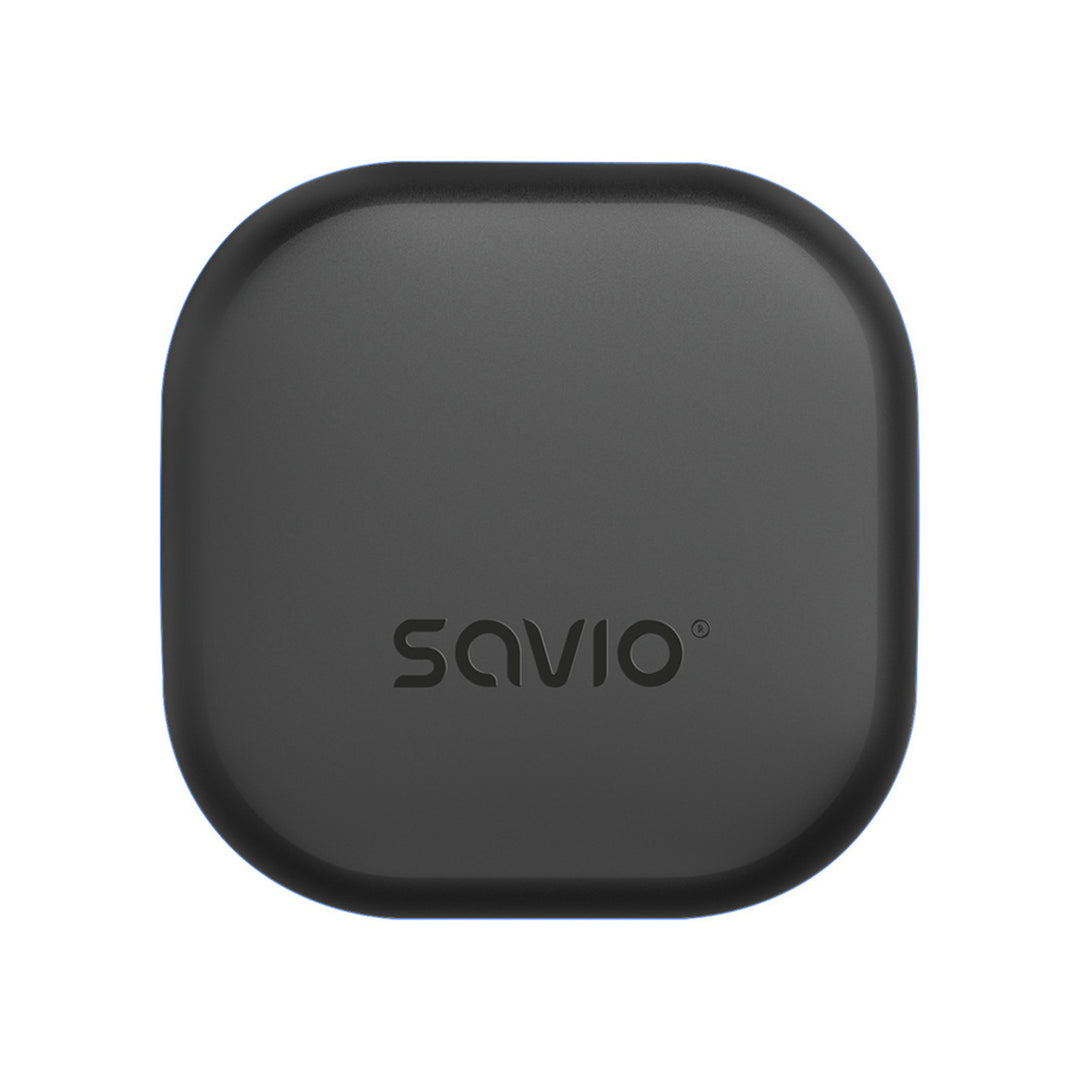 Słuchawki bezprzewodowe Savio, Bluetooth 5.3, ANC, USB-C, czarne