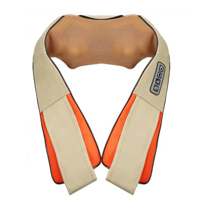 Masażer ramion LTC Shiatsu 6D, 3 prędkości, 5V, 24W, Funkcja grzania, Podświetlenie LED, Antypoślizgowe pasy