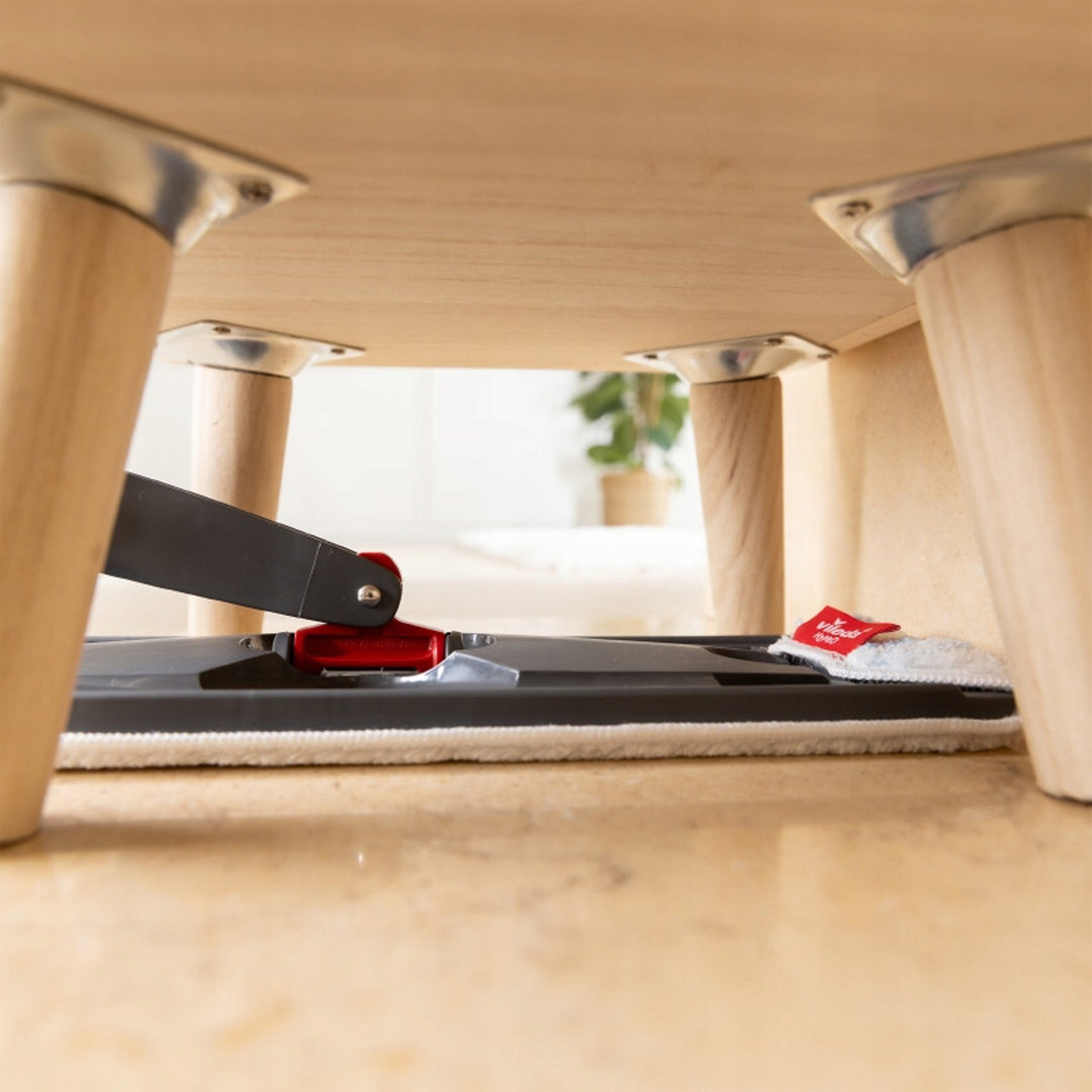 Mop płaski Vileda H2prO, 100% separacji wody czystej od brudnej, dwa zbiorniki, nakładka z mikrofibry, końcówka 360°, 175774